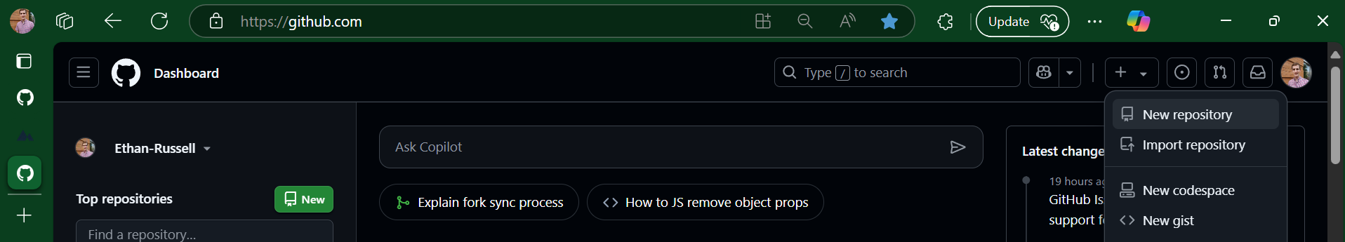 Creating a Repository